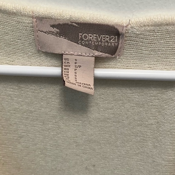 Cream Drape Sweater - Picture 2 of 4